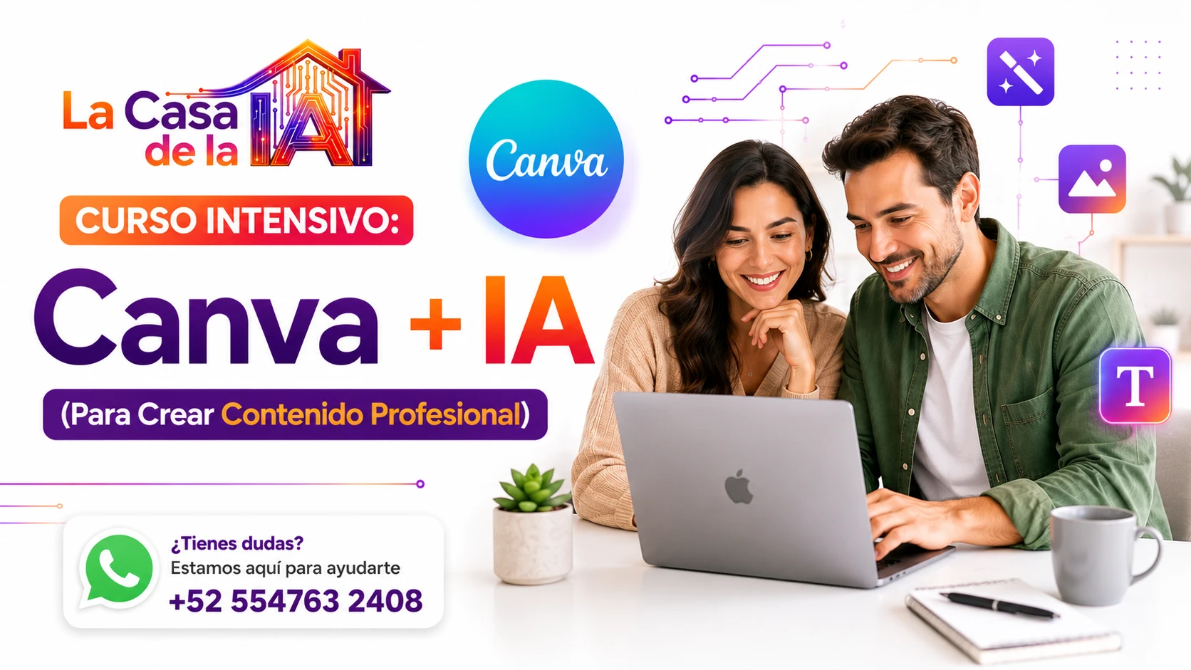 Canva + IA para Negocios